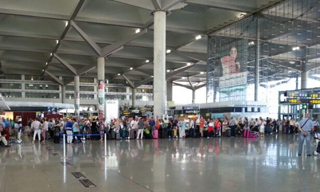 Huelga de vigilantes de seguridad del aeropuerto de Málaga